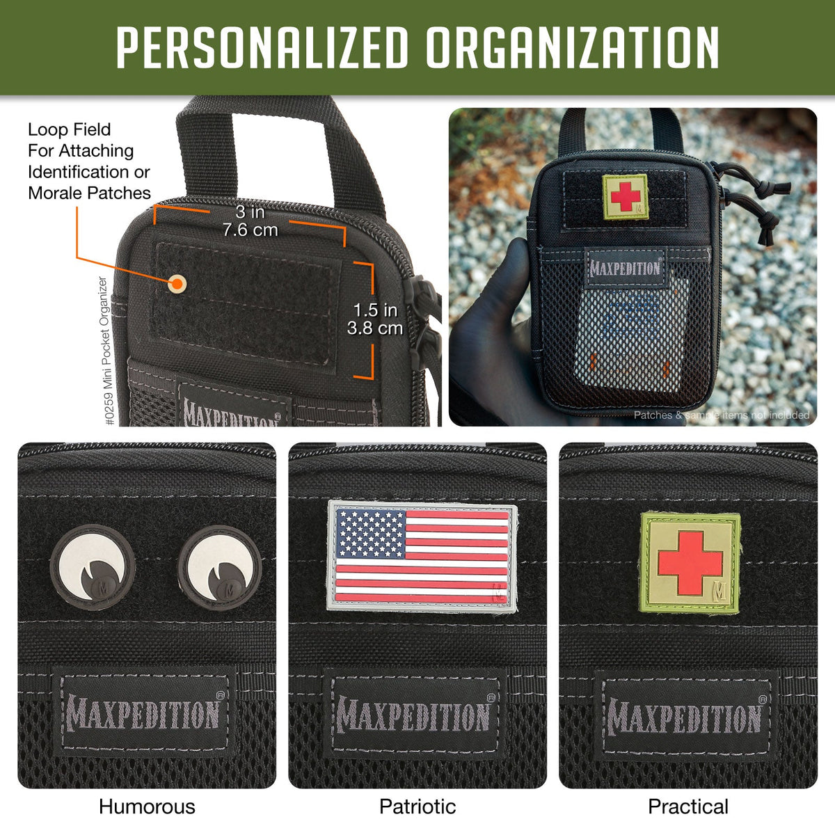 Mini Pocket Organizer (Buy 1 Get 1 Free Pocket Organizer. Mix and Match in Multiples of 2. All Sales Final.)