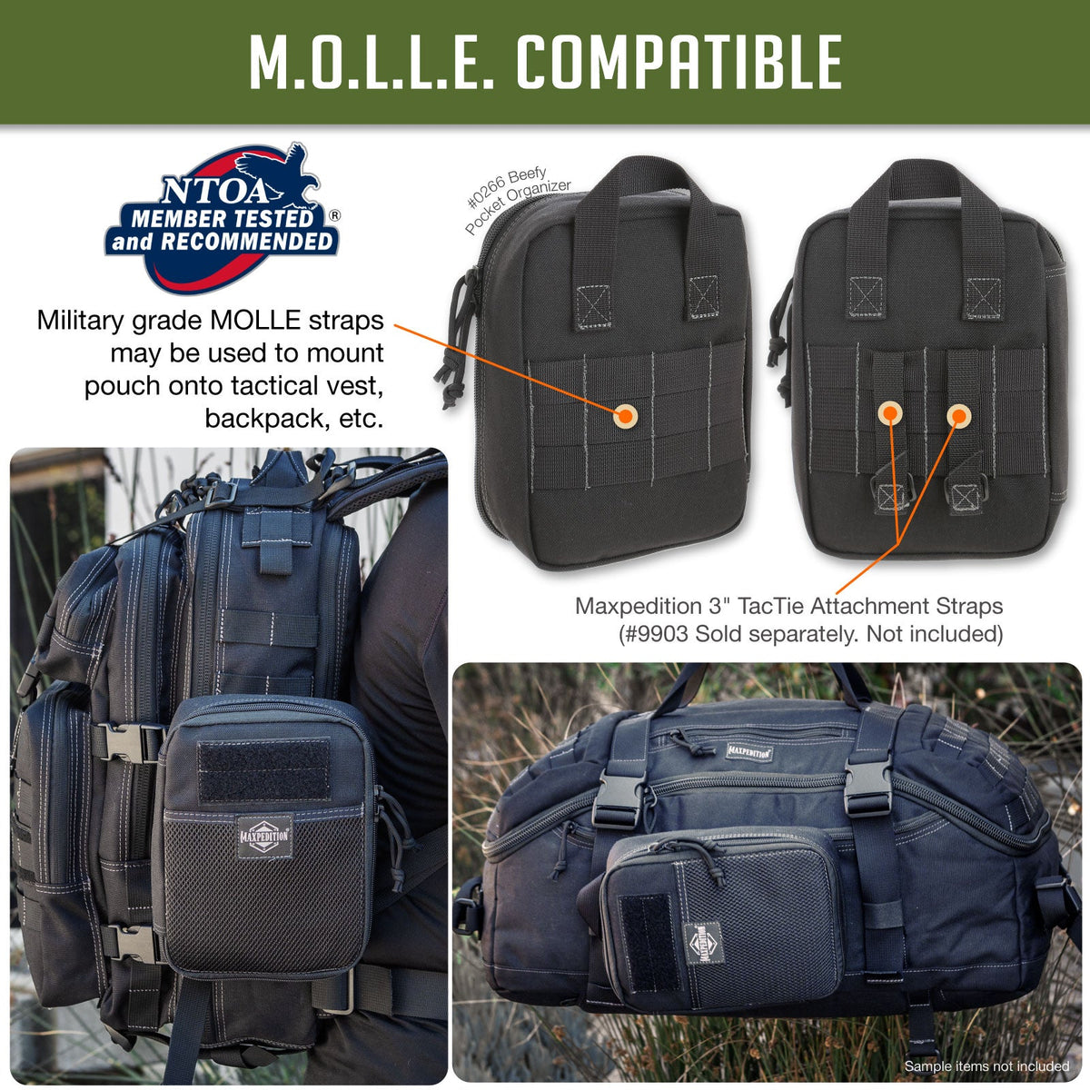 Beefy Pocket Organizer (Buy 1 Get 1 Free Pocket Organizer. Mix and Match in Multiples of 2. All Sales Final.)