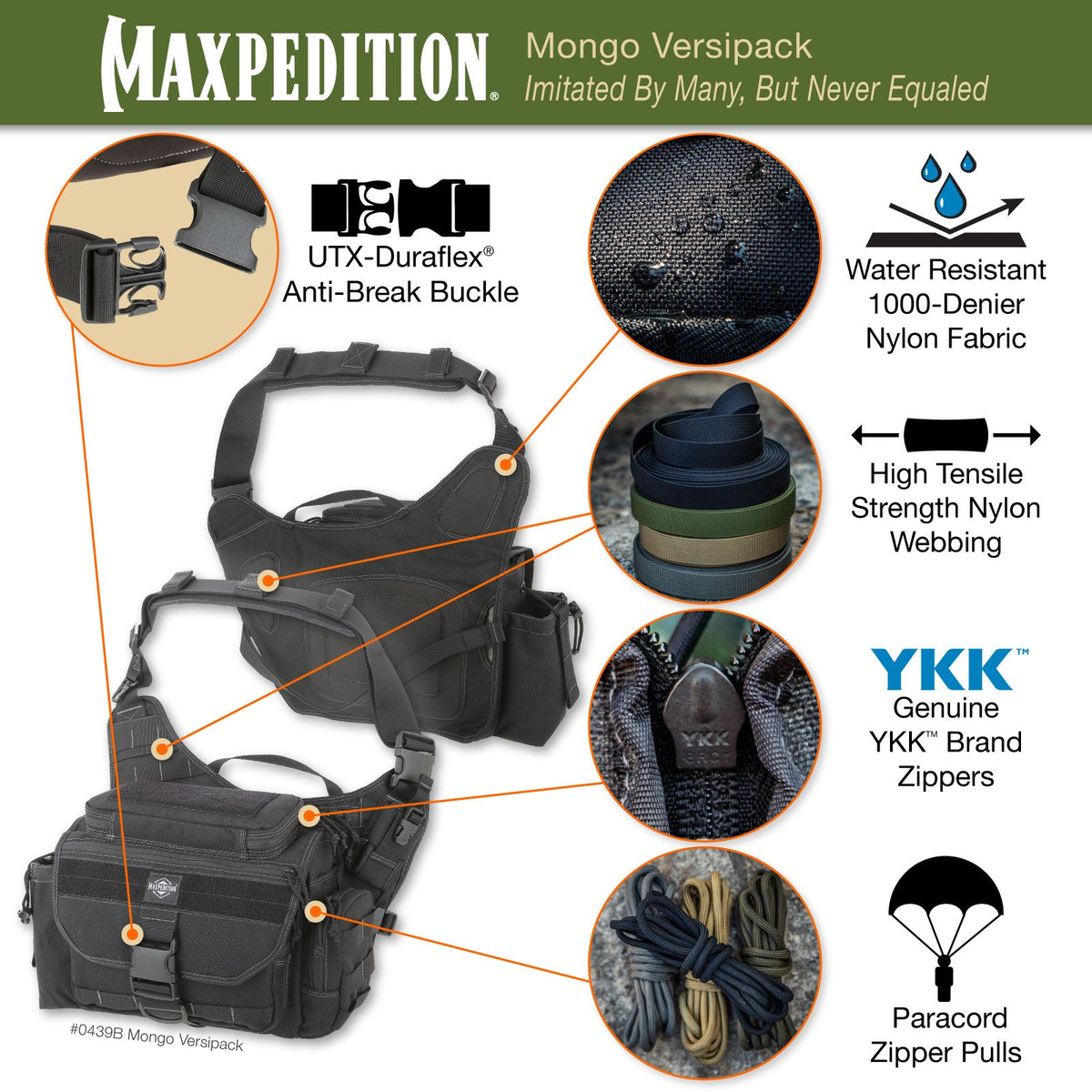 Mongo Versipack (Buy 1 Get 1 Free. Mix and Match in Multiples of 2. All Sales Final.)