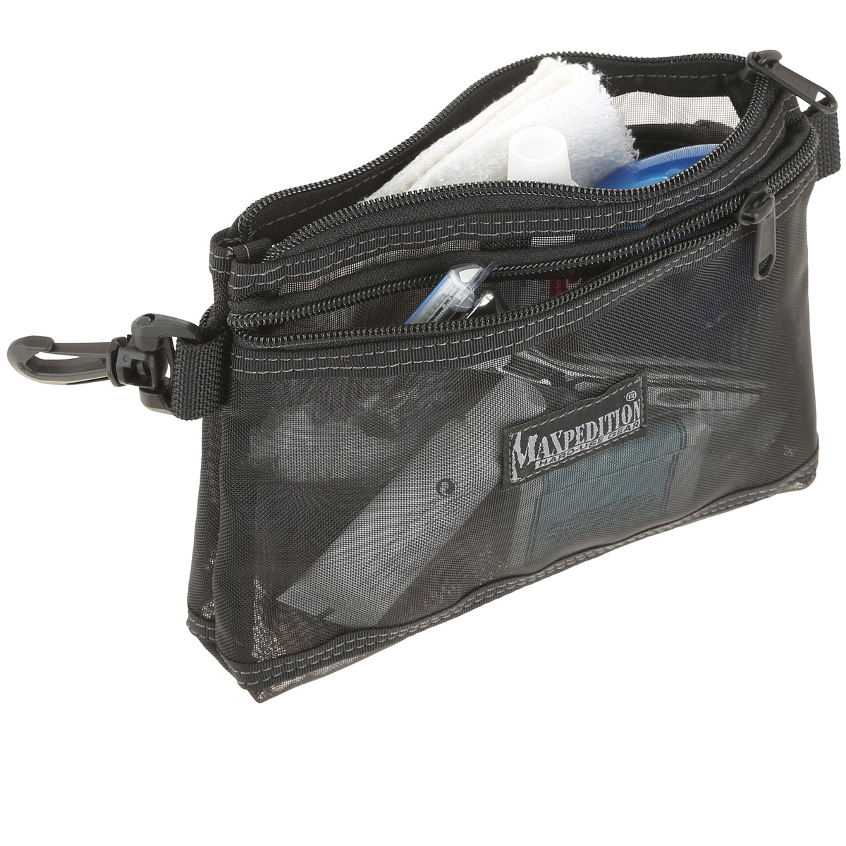 Moire Pouch 8" x 6" (Black) (Buy 1 Get 1 Free. Mix and Match in Multiples of 2. All Sales Final.)