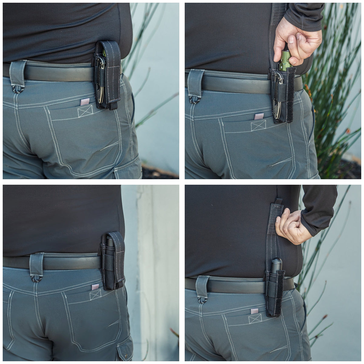 5" Flashlight Sheath (Black) (Buy 1 Get 1 Free. Mix and Match in Multiples of 2. All Sales Final.)