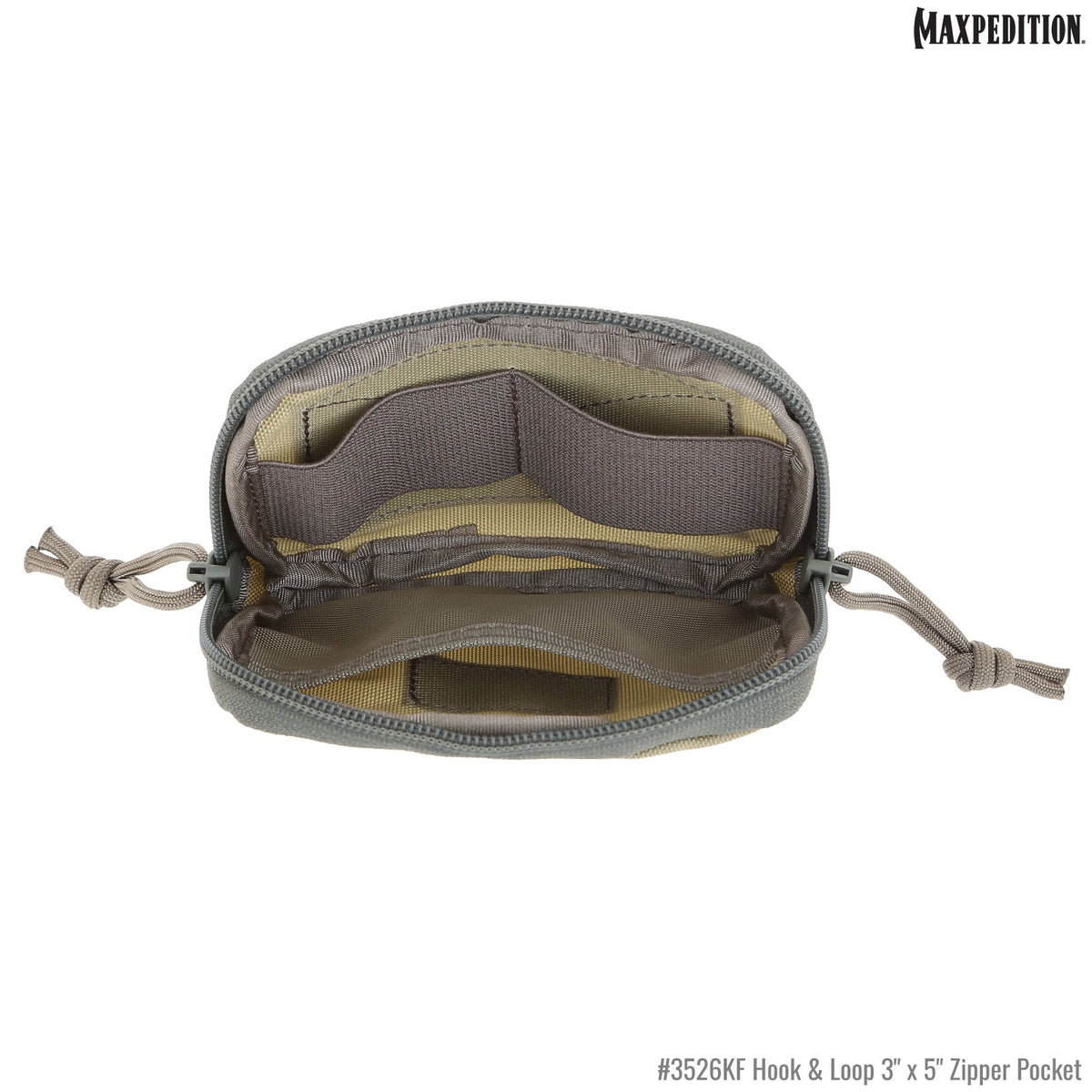 Hook & Loop 3" x 5" Zipper Pocket (Buy 1 Get 1 Free. Mix and Match in Multiples of 2. All Sales Final.)