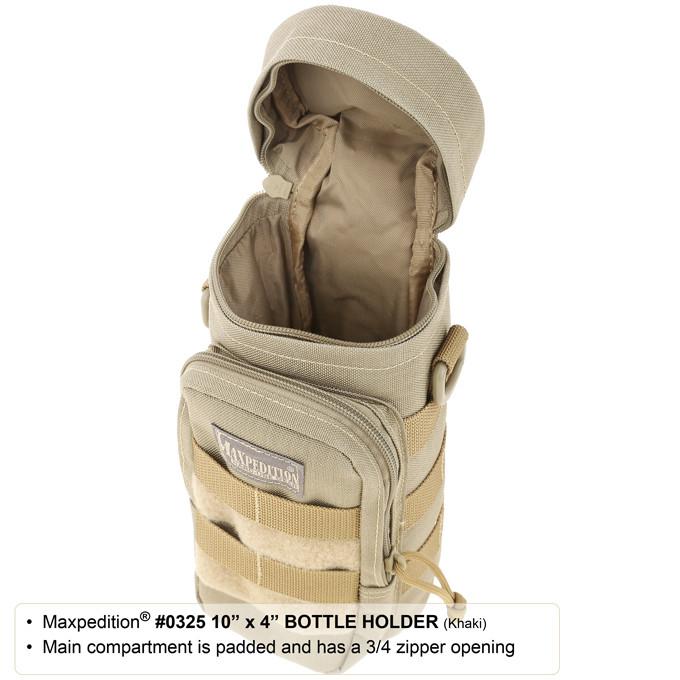 Maxpedition 10" x 4" Bottle Holder, EDC, Hiking, Camping, Tactical, Outdoor essentials