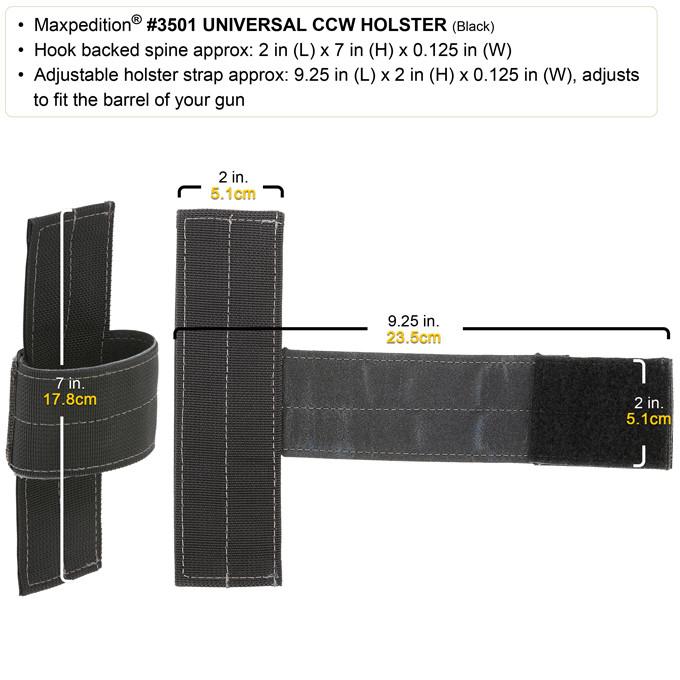 Universal CCW Holder - Maxpedition, CCW, Hook, Magazine Holder,