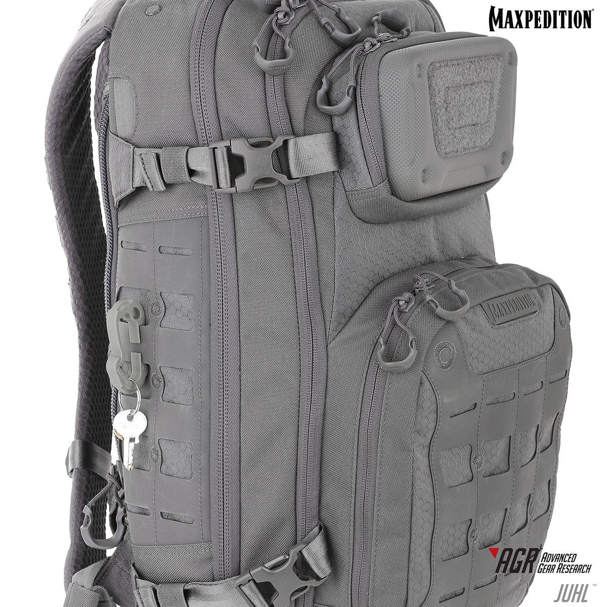 JUHL J UTILITY HOOK - MAXPEDITION, COMPACT RANGE BAG - MAXPEDITION, EDC, Pouch, Everyday Carry, Tactical, Hiking, Camping, Outdoor, Essentials, Hardware, Law Enforcement, Police Gear, Range Gear, EMT, FireFighter, Gun, Weapons, CCW. Concealed Carry