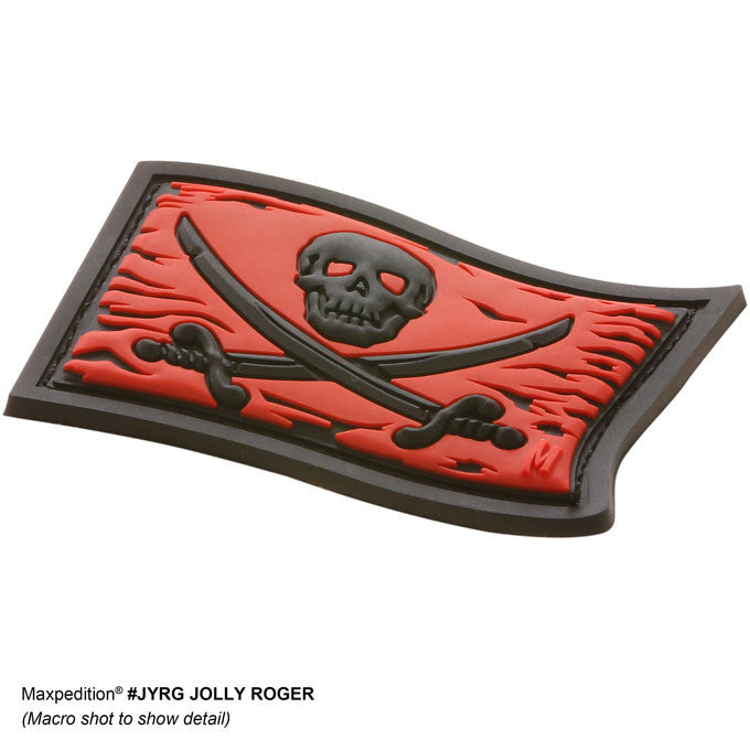 JOLLY ROGER PATCH - MAXPEDITION, Patches, Military, CCW, EDC, Tactical, Everyday Carry, Outdoors, Nature, Hiking, Camping, Bushcraft, Gear, Police Gear, Law Enforcement