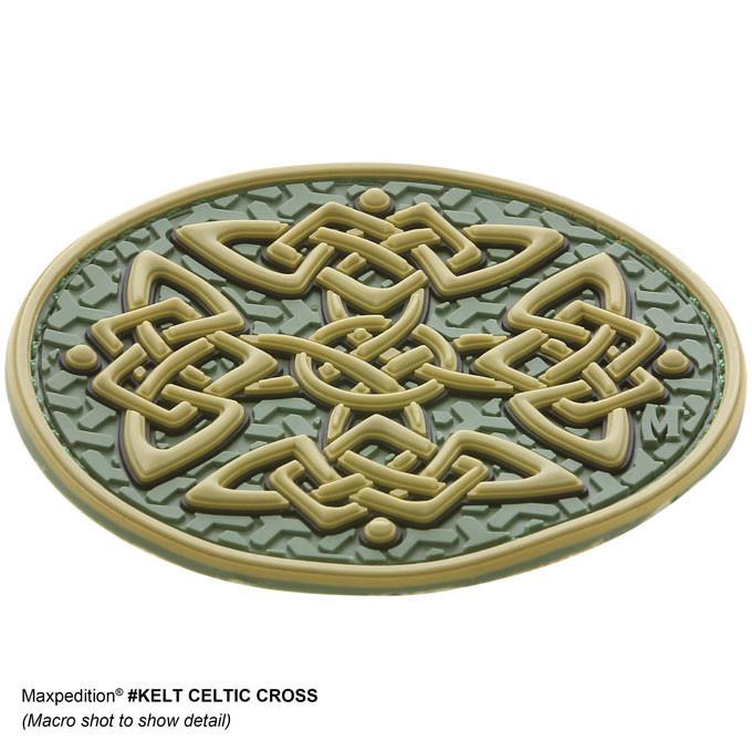 CELTIC CROSS PATCH - MAXPEDITION, Patches, Military, CCW, EDC, Tactical, Everyday Carry, Outdoors, Nature, Hiking, Camping, Bushcraft, Gear, Police Gear, Law Enforcement