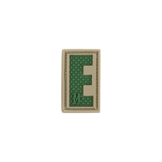 LETTER E PATCH - MAXPEDITION, Patches, Military, CCW, EDC, Tactical, Everyday Carry, Outdoors, Nature, Hiking, Camping, Bushcraft, Gear, Police Gear, Law Enforcement