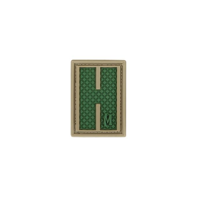 LETTER H PATCH - MAXPEDITION, Patches, Military, CCW, EDC, Tactical, Everyday Carry, Outdoors, Nature, Hiking, Camping, Bushcraft, Gear, Police Gear, Law Enforcement