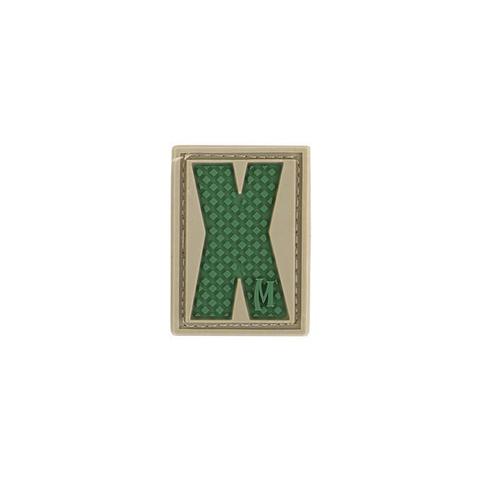 LETTER X PATCH - MAXPEDITION, Patches, Military, CCW, EDC, Tactical, Everyday Carry, Outdoors, Nature, Hiking, Camping, Bushcraft, Gear, Police Gear, Law Enforcement