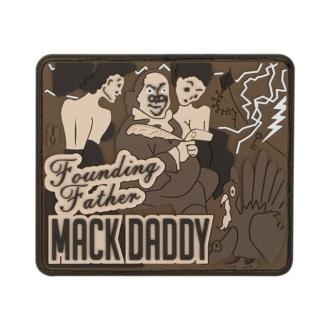 BEN FRANKLIN MACK PATCH - MAXPEDITION, Patches, Military, CCW, EDC, Tactical, Everyday Carry, Outdoors, Nature, Hiking, Camping, Bushcraft, Gear, Police Gear, Law Enforcement