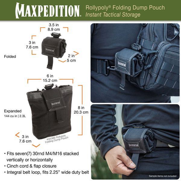 Rollypoly Folding Dump Pouch