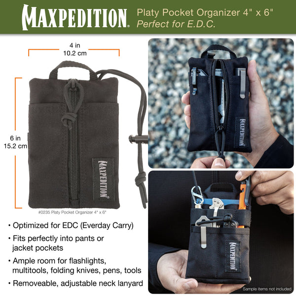 Platy Pocket Organizer 4" x 6"