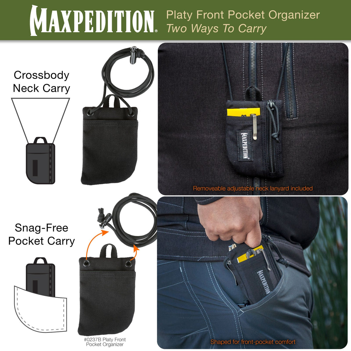 Platy Front Pocket Organizer