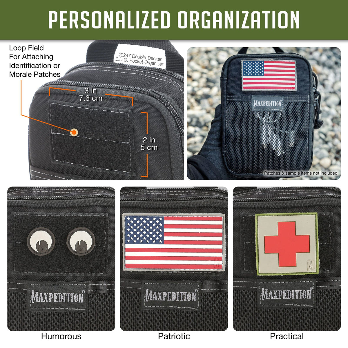 Double-Decker E.D.C. Pocket Organizer