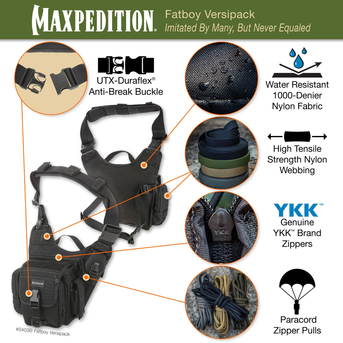 Fatboy Versipack (Buy 1 Get 1 Free. Mix and Match in Multiples of 2. All Sales Final.)