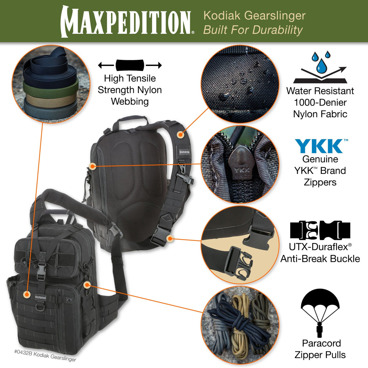 Kodiak Gearslinger (Buy 1 Get 1 Free. Mix and Match in Multiples of 2. All Sales Final.)