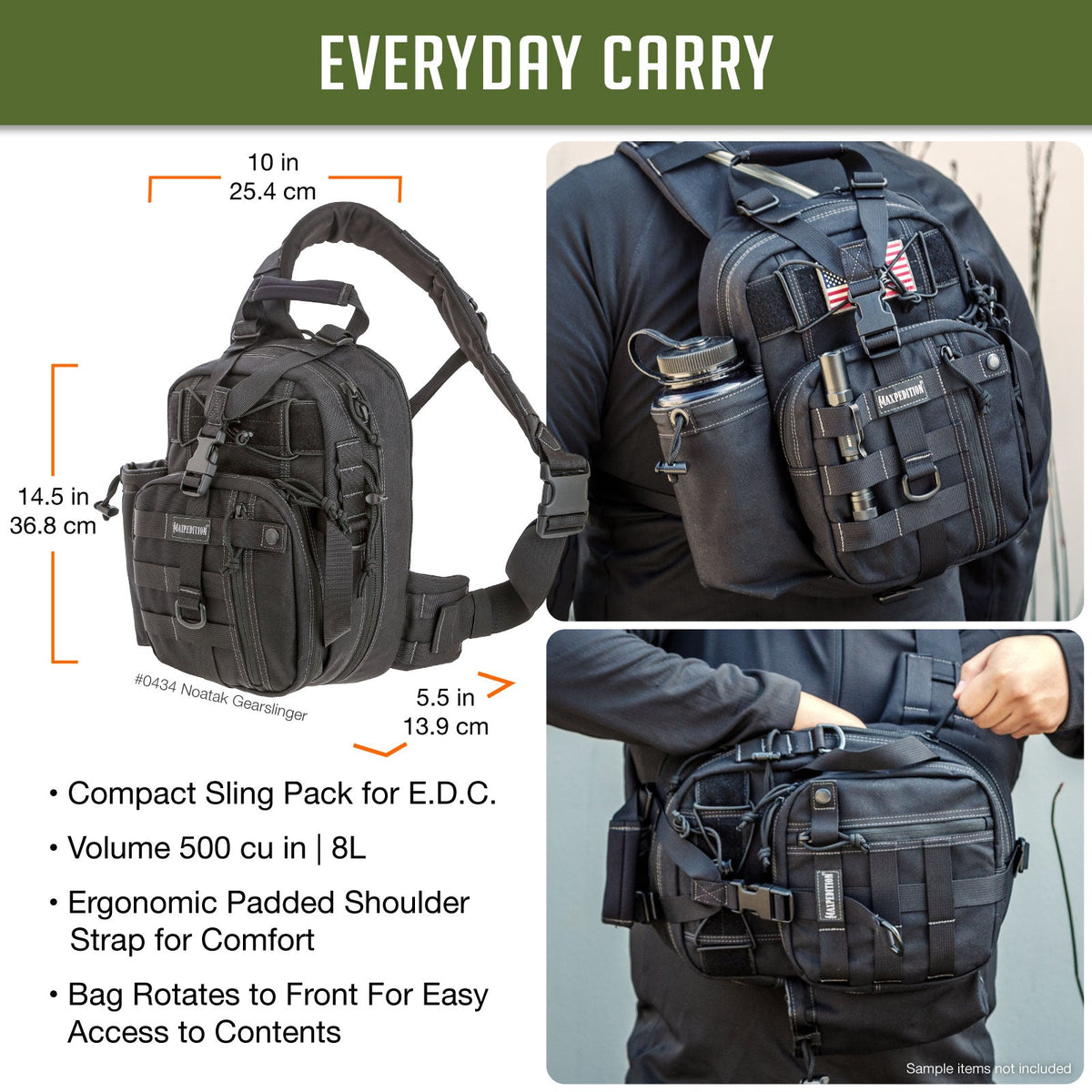 Noatak Gearslinger (Black) (Buy 1 Get 1 Free. Mix and Match in Multiples of 2. All Sales Final.)