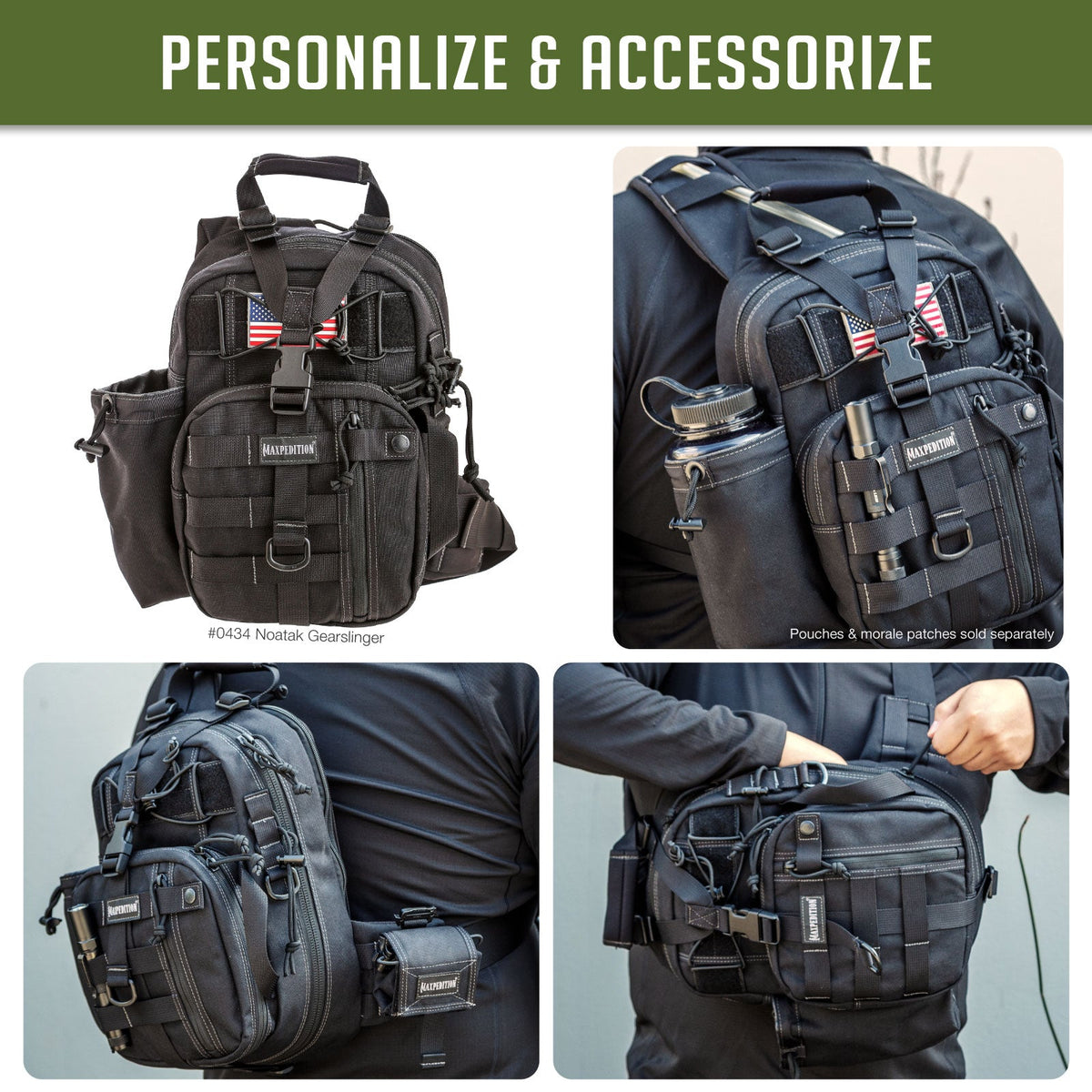 Noatak Gearslinger (Black) (Buy 1 Get 1 Free. Mix and Match in Multiples of 2. All Sales Final.)