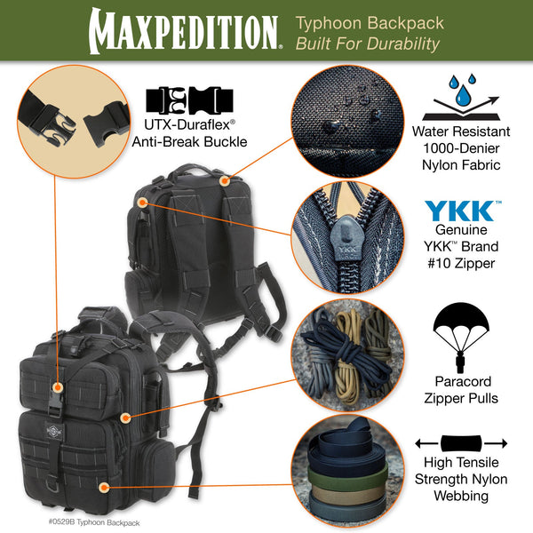 Typhoon Backpack (Buy 1 Get 1 Free. Mix and Match in Multiples of 2. All Sales Final.)