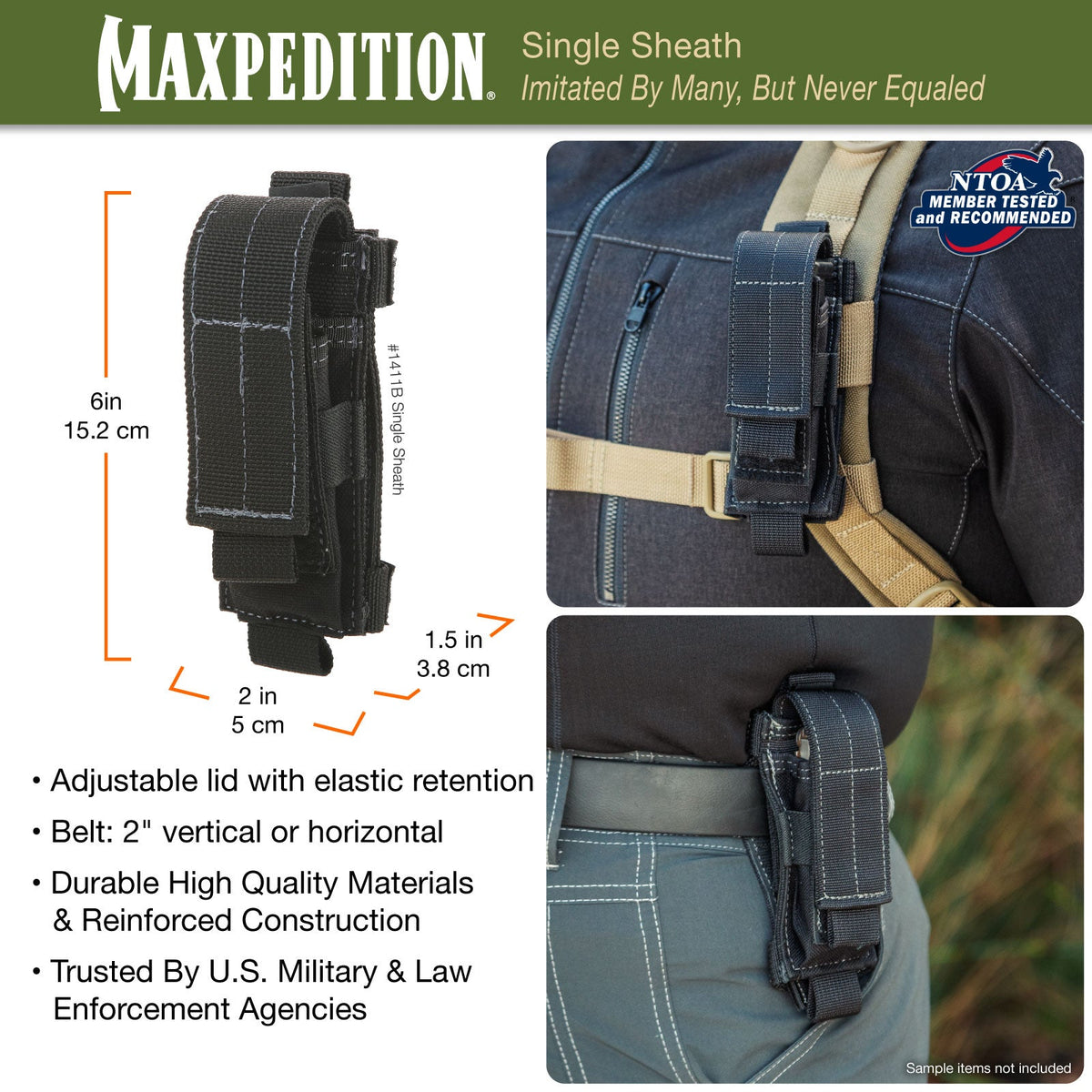 Single Sheath (Buy 1 Get 1 Free. Mix and Match in Multiples of 2. All Sales Final.)