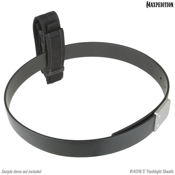 5" Flashlight Sheath  (Black) (Buy 1 Get 1 Free. Mix and Match in Multiples of 2. All Sales Final.)
