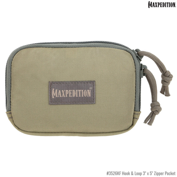Hook & Loop 3" x 5" Zipper Pocket (Buy 1 Get 1 Free. Mix and Match in Multiples of 2. All Sales Final.)