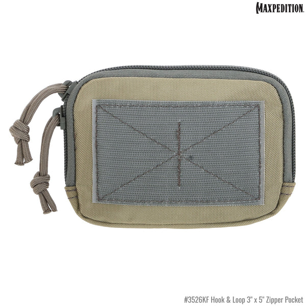 Hook & Loop 3" x 5" Zipper Pocket (Buy 1 Get 1 Free. Mix and Match in Multiples of 2. All Sales Final.)