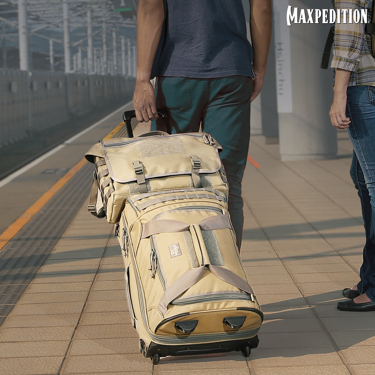 Tactical Rolling Carry-On Luggage (Buy 1 Get 1 Free. Mix and Match in Multiples of 2. All Sales Final.)