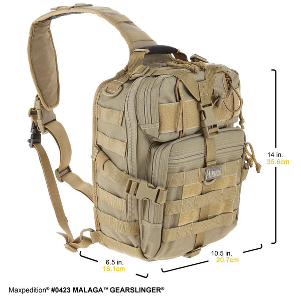 MALAGA GEARSLINGER , Maxpedition, Military, CCW, EDC, Tactical, Everyday Carry, Outdoors, Nature, Hiking, Camping, Police Officer, EMT, Firefighter, Bushcraft, Gear.
