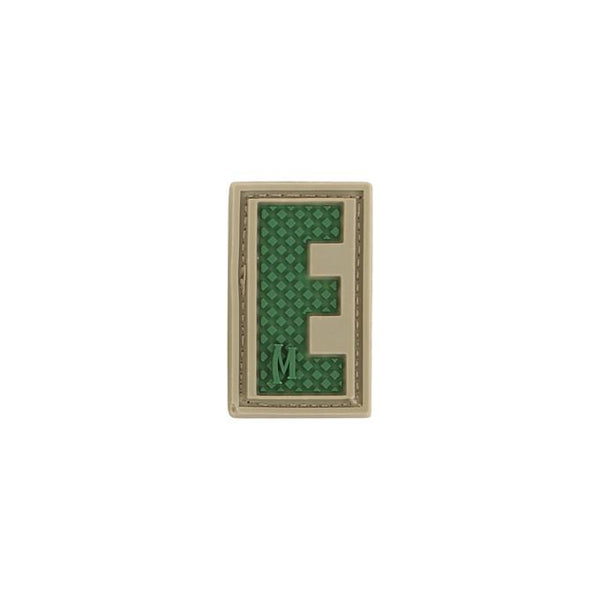 LETTER E PATCH - MAXPEDITION, Patches, Military, CCW, EDC, Tactical, Everyday Carry, Outdoors, Nature, Hiking, Camping, Bushcraft, Gear, Police Gear, Law Enforcement