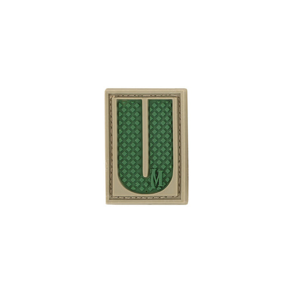LETTER U PATCH - MAXPEDITION, Patches, Military, CCW, EDC, Tactical, Everyday Carry, Outdoors, Nature, Hiking, Camping, Bushcraft, Gear, Police Gear, Law Enforcement