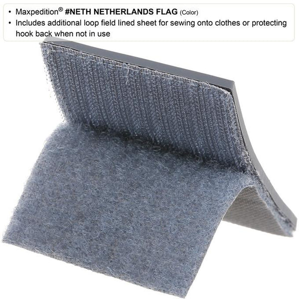 NETHERLANDS FLAG PATCH - MAXPEDITION, Patches, Military, CCW, EDC, Tactical, Everyday Carry, Outdoors, Nature, Hiking, Camping, Bushcraft, Gear, Police Gear, Law Enforcement