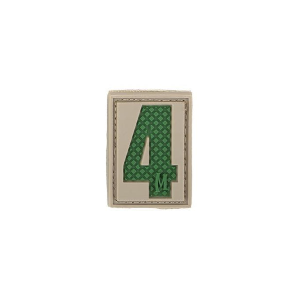 NUMBER 4 PATCH - MAXPEDITION, Patches, Military, CCW, EDC, Tactical, Everyday Carry, Outdoors, Nature, Hiking, Camping, Bushcraft, Gear, Police Gear, Law Enforcement