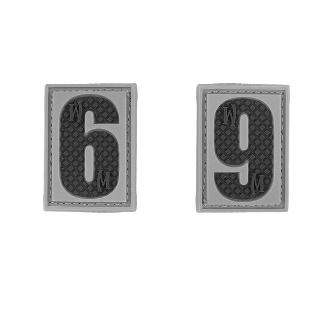 NUMBER 6/9 PATCH - MAXPEDITION, Patches, Military, CCW, EDC, Tactical, Everyday Carry, Outdoors, Nature, Hiking, Camping, Bushcraft, Gear, Police Gear, Law Enforcement