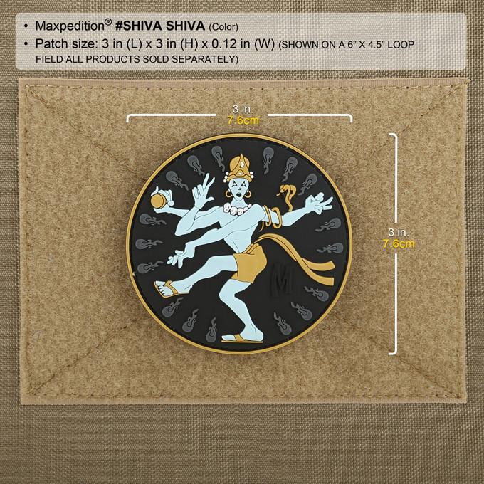 SHIVAS PATCH - MAXPEDITION, Patches, Military, CCW, EDC, Tactical, Everyday Carry, Outdoors, Nature, Hiking, Camping, Bushcraft, Gear, Police Gear, Law Enforcement