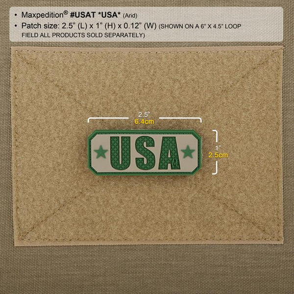 *USA* PATCH - MAXPEDITION, Patches, Military, CCW, EDC, Tactical, Everyday Carry, Outdoors, Nature, Hiking, Camping, Bushcraft, Gear, Police Gear, Law Enforcement